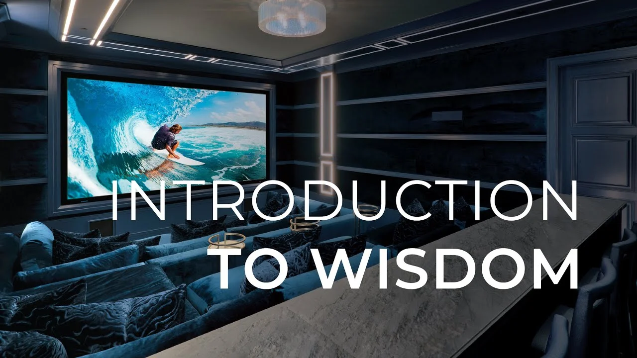 Wisdom Audio home cinema demonstration room