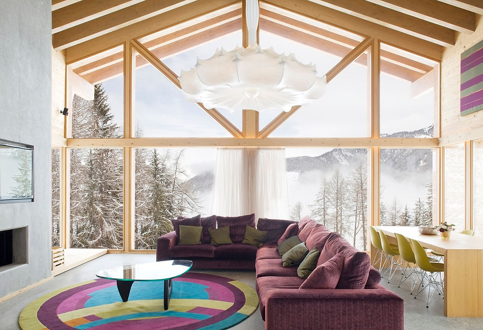 La Tzoumaz residence with Lutron lighting and network systems