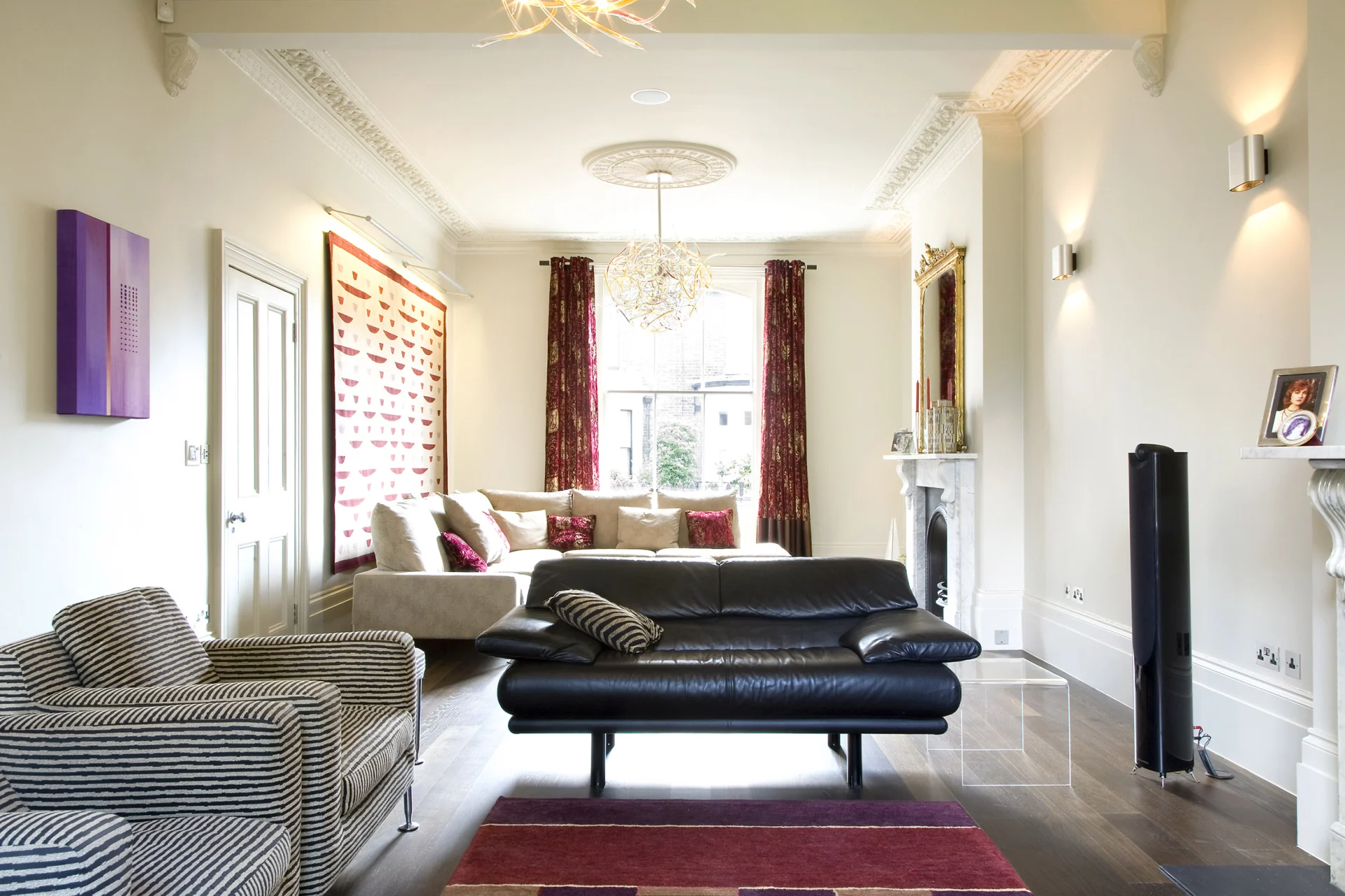 Highbury House open-plan living room