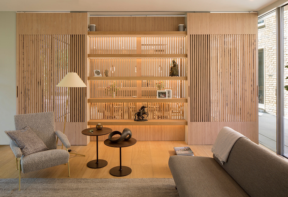 Alwyne Place interior with integrated lighting and smart-home systems