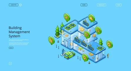 Building management system diagram linking plant, controllers and operator interfaces