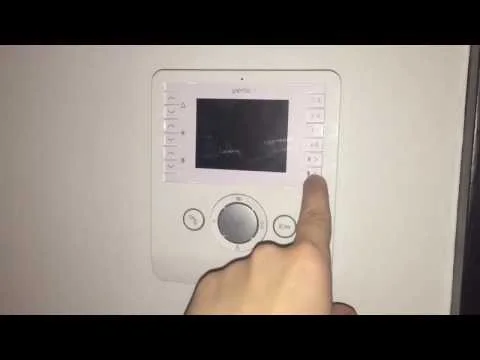 BPT Perla intercom shown in the original Welbeck House training video