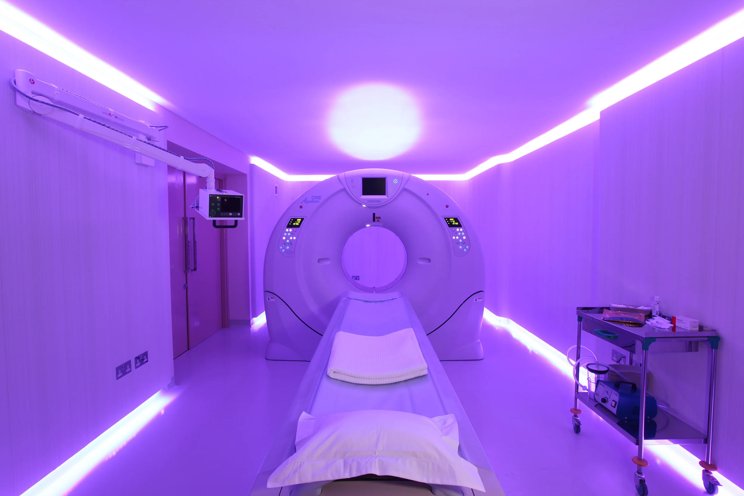 Cat Scan Purple LED Lighting