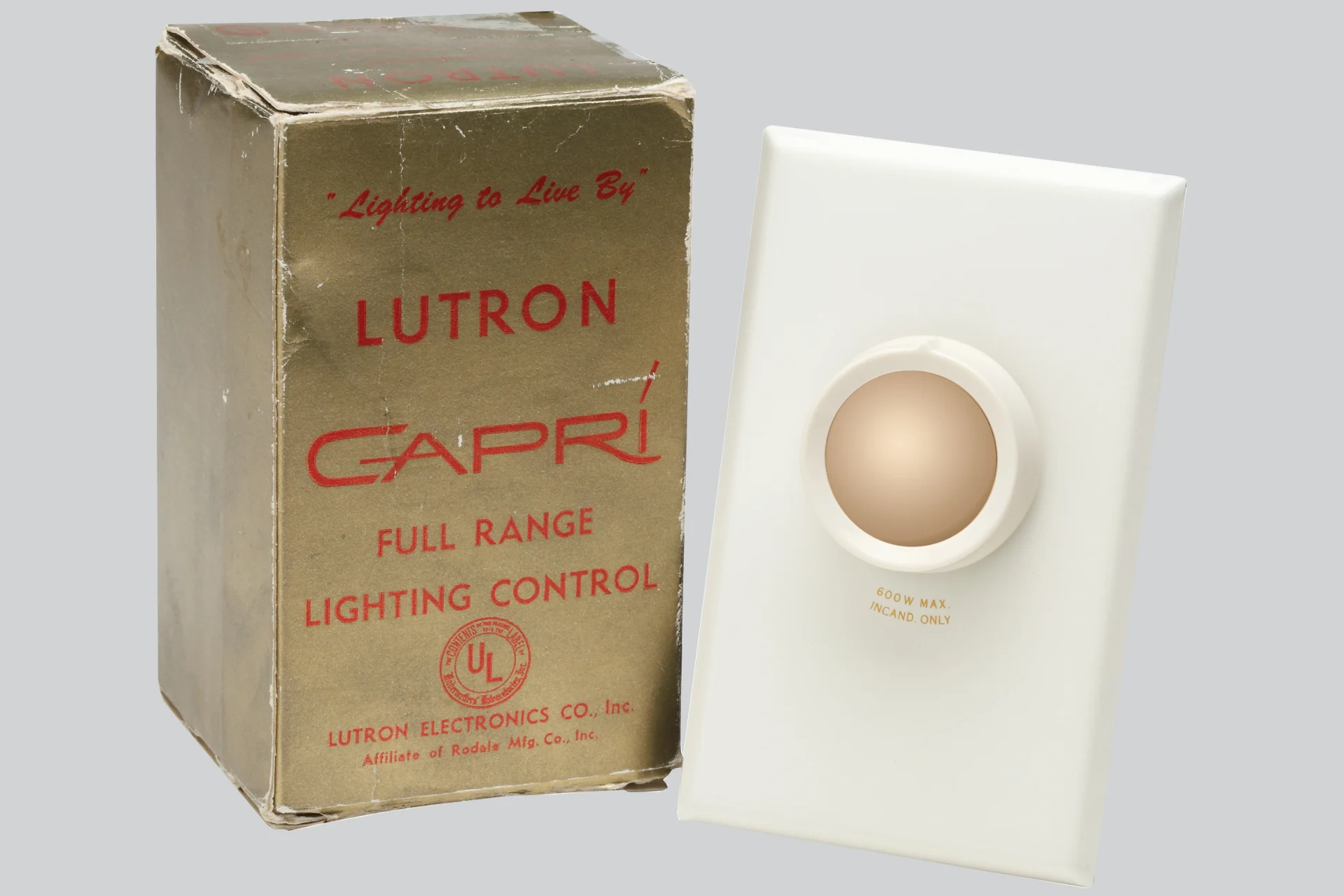 Lutron lighting keypad and control module