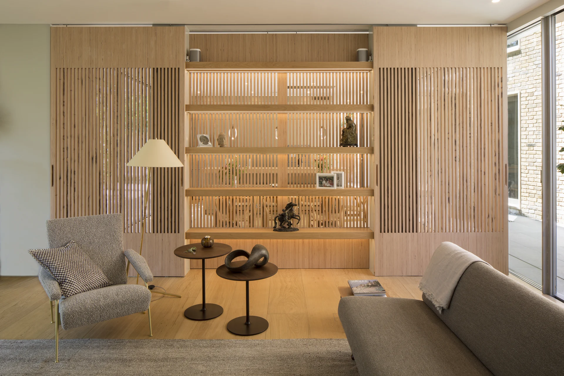 Alwyne Place interior with integrated lighting and smart-home systems